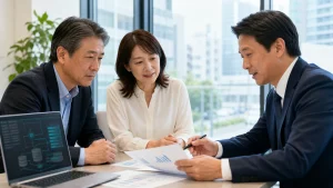 川崎のIT企業M&Aで会社譲渡を相談する経営者と専門家