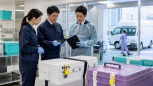 医療系廃棄物処理業のM&Aで感染性廃棄物の容器・許可・マニフェストを確認する場面